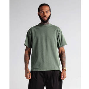 Shaka Wear Men's Heavyweight 100% Cotton/ Bamboo Fiber Short Sleeve Tall T-Shirt Multi Color Basic Plain Regular Length - Product Image 5