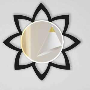 High Quality Modern Metal Wall <b>Mirror</b> with Flower Design Handmade <b>Pocket</b> <b>Mirror</b> from India High in Demand for Weddings - Product Image 6