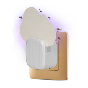 Lampe anti-insectes UV électrique, piège à insectes d'intérieur à brancher, attrape-mouches avec colle pour punaises de lit et mites, attractif pour usage domestique, piège à mouches des fruits - Product Image 1