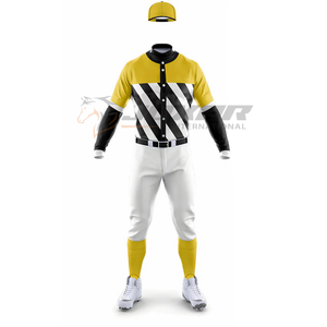 Uniformes de baseball sublimés durables avec maillot et pantalon en tissu léger respirant à séchage rapide idéal pour la vente - Product Image 4