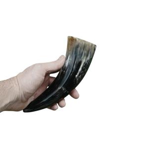 Juego de bebidas de cuerno de búfalo con soporte de hierro, técnica cruda, cuerno de ágata vikingo para cerveza, vino, calidad de exportación de World Craft Impex - Product Image 2