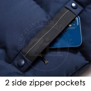 เสื้อแขนกุดผ้าไนลอนสำหรับผู้ชายผ้าโพลีเอสเตอร์ให้ความอบอุ่นในฤดูหนาวแบบลำลองผลิตตามสั่ง - Product Image 5