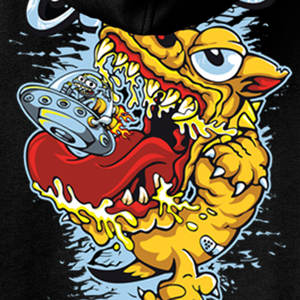 Style tendance personnalisé lavé recadrée fermeture éclair vers le haut Sun Faded Heavyweight GSM 100% coton surdimensionné hommes à capuche - Product Image 4