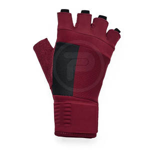 Guantes de levantamiento de pesas con logotipo personalizado para hombre, ropa deportiva de cuero para gimnasio, levantamiento de pesas, tallas disponibles - Product Image 2