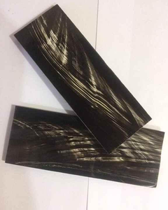 Plato de Cuerno de Búfalo Negro Moderno, Hecho a Mano, Ecológico, de la Mejor Calidad, Gava Blanca para Mangos de Cuchillos, Decoración del Hogar, Artesanía Saniya - Product Image 4