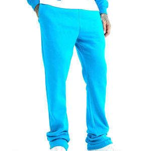 Logo personnalisé pour hommes, joggings empilés avec poches latérales, top ventes, joggers évasés décontractés pour hommes en vente en ligne, pantalons de survêtement pour hommes - Product Image 4