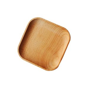 Assiette en bois en gros, plateau rond en bois, assiette de service en bois personnalisée, plat rond pour servir des fruits et des aliments, au meilleur prix - Product Image 4