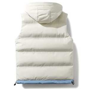 Haute qualité classique hommes hiver extérieur gilet décontracté bouffant veste fermeture à glissière corps plus chaud col pour les Couples - Product Image 6