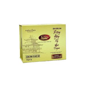 Ginseng tonique à base de plantes Cordyceps de source vietnamienne 3g x 20 sachets Durée de conservation de 36 mois Thé doux légèrement amer aromatisé sain - Product Image 5