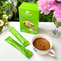Café instantané vietnamien à base de plantes de haute qualité avec saveur de menthe au chocolat