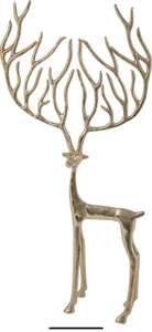 Le renne lourd durable de fonte d'aluminium conçu pour la pelouse extérieure montre des événements de décoration d'hiver et des célébrations saisonnières - Product Image 6