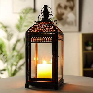 Latest Theme Handmade <b>Glass</b> <b>Terrarium</b> Lantern Candle Holder for Home Decoration Available at Affordable - Product Image 2