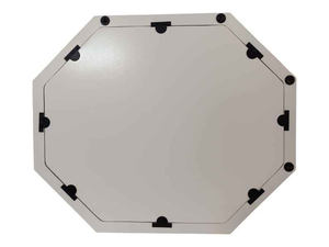 Modern Elegant Bone Work Wall <b>Mirror</b> Handmade Real Wood Glossy Resin Accents MDF Back Support-Luxury Home Accent for Weddings - Product Image 2