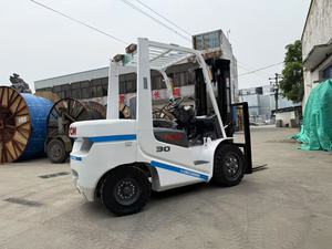 <b>Used</b> Original TCM 3 Ton Diesel Forklift FD30 3 Stages Strong Power Engine & Bearing Mines/<b>Construction</b>/Ports Use - Product Image 5