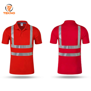 2025 vente chaude chemise polo haute visibilité chemise de sécurité réfléchissante haute visibilité sécurité réfléchissante noir polo de sécurité t-shirt service OEM - Product Image 1