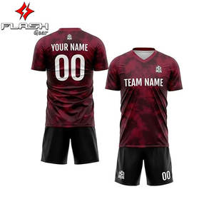 เสื้อฟุตบอลคุณภาพพรีเมียม ผลิตตามสั่ง ผ้าโพลีเอสเตอร์ 100% ระบายอากาศได้ดี สำหรับผู้ใหญ่ทุกเพศทุกวัย ใส่ได้ทุกฤดู  แบบรีดร้อน - Product Image 2