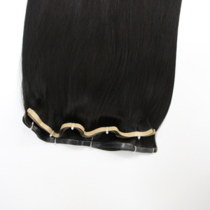 Vente en gros de qualité supérieure Cheveux bruts vietnamiens longs ruban adhésif droit couleur noire - Product Image 5