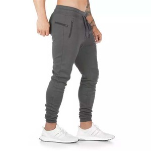 Best Selling <b>Jogger</b> Pants Workout Gym Sweat Trouser Side Zipper Pockets <b>Slim</b> Fit 100%Cotton High Quality Man Trousers 2026 - Product Image 4