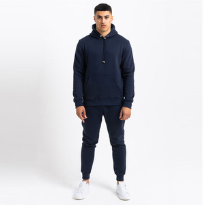 Vente en gros ensemble de survêtements 2 pièces automne-hiver ensemble de jogging en coton et polyester pour hommes avec logo personnalisé - Product Image 1