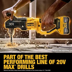 20V MAX XR Inalámbrico Sin Escobillas de 1/2 Pulgada Taladro Compacto sin Llave para Metal y Construcción, Herramientas de Bricolaje, Eléctrico, a Batería - Product Image 5