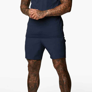 Vente en gros d'usine au Pakistan de shorts de gym pour hommes, shorts d'entraînement à motif uni, avec poche, vêtements de rue décontractés, short de fitness en maille respirante - Product Image 5