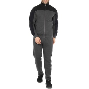 Nuevo Conjunto Deportivo de Otoño para Hombre con Bloques de Color, Chaqueta Ajustada con Cremallera y Pantalones Deportivos, 2 Piezas, Transpirable, Talla Grande - Product Image 1