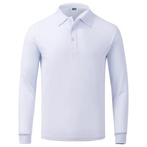 เสื้อโปโลแขนยาวผู้ชายแฟชั่นฤดูร้อนสไตล์เกาหลีเสื้อยืดครึ่งแขนลำลองลายทางปักโลโก้ - Product Image 1