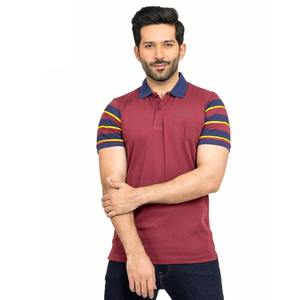 Chemise décontractée confortable à manches courtes pour homme, 100 % coton, infroissable, en tissu tricoté, motif uni, idéale pour l'été - Product Image 1