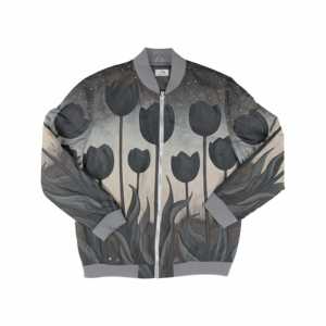 แจ็คเก็ตบอมเบอร์ผ้าโพลีเอสเตอร์/ไนลอน ทรงเข้ารูป กันลม คุณภาพสูง สำหรับฤดูหนาว ผลิตตามสั่ง ย้อมสีพื้น แบบเรียบง่าย เป็นมิตรกับสิ่งแวดล้อม ขายดี - Product Image 3