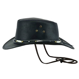 High Quality Keven Impex KI-693 <b>Western</b> American Leather Mexico Cowboy <b>Hat</b> Unisex Summer Horse Riding Outdoor Breathable USA - Product Image 2
