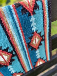 Western Show Horse Saddle Blanket Diseño de Nueva Zelanda Manta de sillín de lana hecha a mano Top Wool Saddle Pad Size - Product Image 4