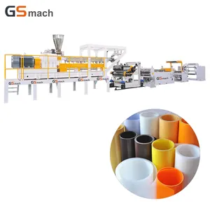 1500mm Wide Plastic Polymer PE PS PC PP PET Sheets Making Machine Extruder Line Manufacturer for Construction
