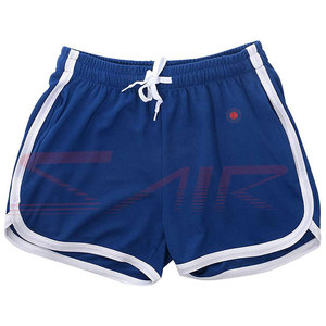 ชุดกางเกงขาสั้นฟิตเนสลำลองสำหรับยิมของผู้ชายกางเกงขาสั้นโอเวอร์ไซส์แบบเรียบป้องกันริ้วรอยออกแบบโลโก้ได้ตามต้องการสำหรับฤดูร้อน - Product Image 3