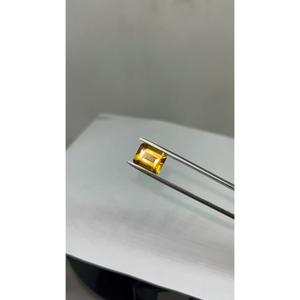 พลอยซิทรินธรรมชาติขนาด9x7มม. พลอยรูปแปดเหลี่ยม - Product Image 3