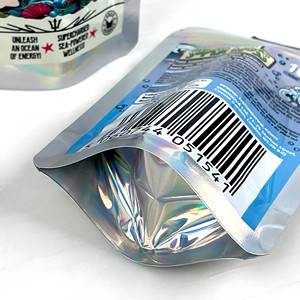 Tùy chỉnh in đứng lên túi nhựa bao bì Gummy túi nắp kéo nhựa Holographic kẹo Túi - Product Image 4