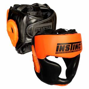 Protector de cabeza de boxeo de cuero profesional, logotipo personalizado, artes marciales mixtas, Muay Thai, protector de cabeza de entrenamiento con protección mejorada - Product Image 1