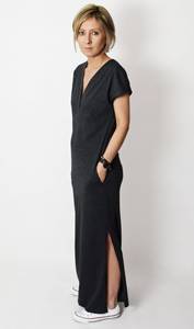 เดรสแม็กซี่ทรงคาฟตันสำหรับผู้หญิงเดรสลูกไม้คอวีแขนสั้นผ้าคอตตอนออกแบบได้ตามต้องการสำหรับฤดูร้อน - Product Image 4