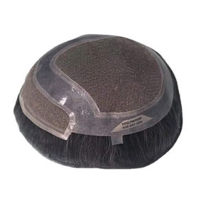 Toupee para Hombre Taz Hair, Peluca de Cabello Humano 100%, Densidad Cruda 60%-150%, Cabello Indio Remy, Resistente al Agua, Ondulado - Product Image 4