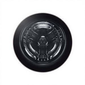 Ensemble lave-linge frontal et sèche-linge à gaz de haute qualité sur pieds SideKick, en acier noir - Product Image 1