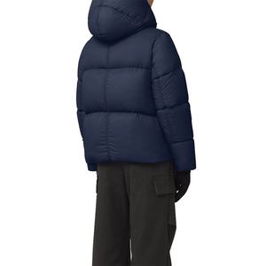 AQTQ Veste polaire synthétique courte de camouflage d'hiver pour hommes Logo personnalisé de haute qualité imperméable coupe-vent - Product Image 4