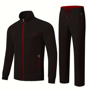 Nouvelle tendance Survêtement respirant en polyester de qualité supérieure Survêtements OEM pour hommes avec design personnalisé Pantalons de survêtement pour hommes en gros - Product Image 1