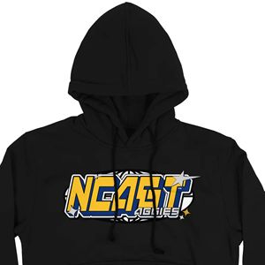 NC A & T aggies เสื้อฮู้ดฤดูหนาวสำหรับผู้ชายและผู้หญิงโลโก้ปักลายลายป้องกันการหดตัวทอสีทึบเรียงราย - Product Image 6