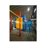 Usine de peinture en poudre par lots en aluminium à commande PLC robuste pour l'électronique, capacité 20L/h, THERMOCOAT ENGINEERING, température max. 300°C