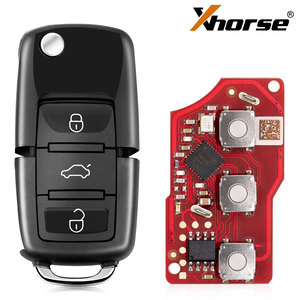 欧盟发货 5 件/批 Xhorse XKB520EN 第二代有线遥控钥匙 大众 B5 翻盖式 <span class=keywords><strong>3</strong></span> 按钮 英文版 - Product Image 1