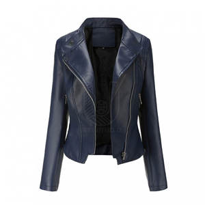 Diseña Tus Propias Chaquetas de Cuero de Moda, Chaqueta de Cuero de Alta Calidad para Mujer al Mejor Precio, Chaqueta de Cuero de Manga Larga - Product Image 1