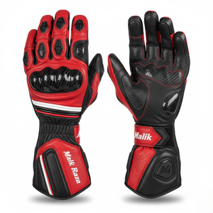 Guantes de Motocicleta con Certificación CE, Cuero Vacuno de Primera Calidad, Características de Seguridad Avanzadas, Disponibles por Pieza y al por Mayor - Product Image 2