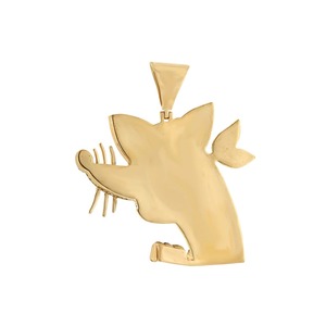 จี้เพชรฮิปฮอปสองสีรูปการ์ตูน VVS Moissanite จี้เพชรหรูหรา925จี้เงินแท้จี้ฮิปฮอปสำหรับผู้ชาย - Product Image 3