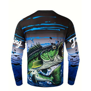 Pakistán No.1 camisa de pesca de manga larga de camuflaje transpirable hecha por la industria para hombres patrón sólido Invierno bajo MOQ al por mayor - Product Image 2