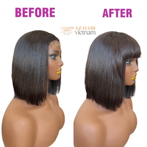 Fringe Closure Hair in Front 15$ Per Piece Vietnamese Human Hair Cheap Price in Wholesale Vietnam Hair - Product Image 3
