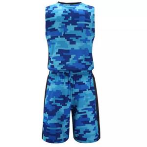 Uniforme de baloncesto sin mangas, chaleco y pantalones cortos para hombre, conjunto de dos piezas, kit de entrenamiento de gimnasio de secado rápido, baloncesto al aire libre - Product Image 5